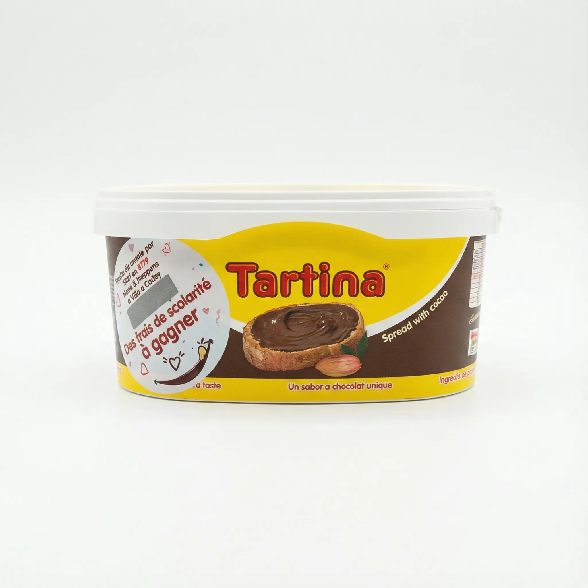 grand format pate cacao tartina pour petits dejeuners